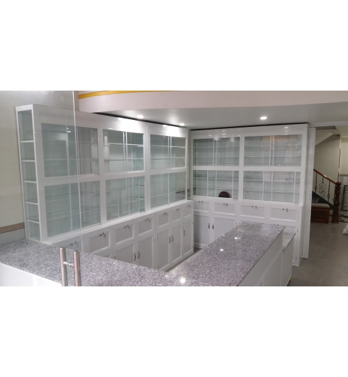 Tủ nhôm kính nhà thuốc